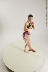 Woman MMA Fighting Poses Ronda