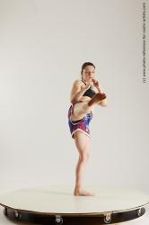 Woman MMA Fighting Poses Ronda