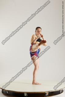 Woman MMA Fighting Poses Ronda