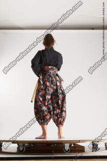 japanese woman in kimono with sword saori 10c