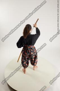 japanese woman in kimono with sword saori 11a