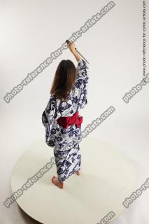 HIMIKAY IN KIMONO WITH DAGGER SAORI 10A