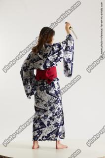 HIMIKAY IN KIMONO WITH DAGGER SAORI 12B