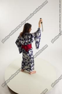 HIMIKAY IN KIMONO WITH DAGGER SAORI 13A