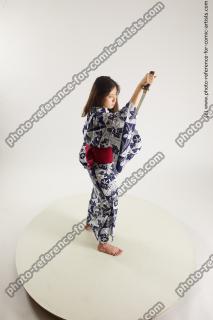 HIMIKAY IN KIMONO WITH DAGGER SAORI 15A