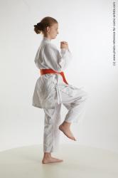 Standing karate girl Selin