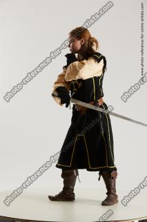medieval warrior woman with sword vinga 04b