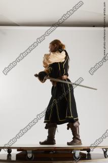 medieval warrior woman with sword vinga 05c