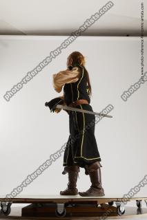 medieval warrior woman with sword vinga 06c