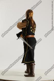 medieval warrior woman with sword vinga 07b