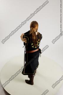 medieval warrior woman with sword vinga 08a