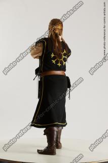 medieval warrior woman with sword vinga 08b