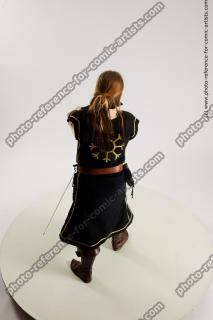 medieval warrior woman with sword vinga 09a