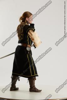 medieval warrior woman with sword vinga 12b