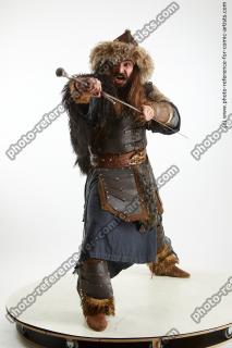fighting mongol warrior with sword turgen 03