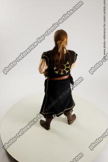 medieval woman warrior with sword vinga 08a