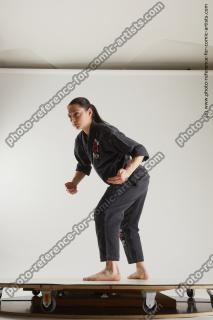 fighting young woman in kimono ronda 02c