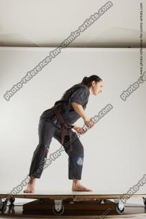fighting young woman in kimono ronda 11c