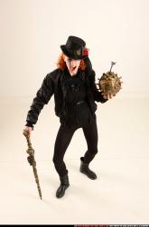 Victoria Steampunk Cane Bomb Pose