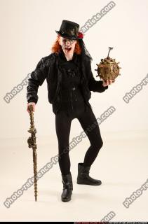 Victoria Steampunk Cane Bomb Pose 02
