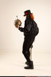 Victoria Steampunk Cane Bomb Pose