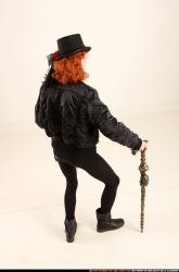Victoria Steampunk Cane Bomb Pose