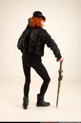 Victoria Steampunk Cane Bomb Pose