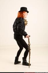 Victoria Steampunk Cane Bomb Pose