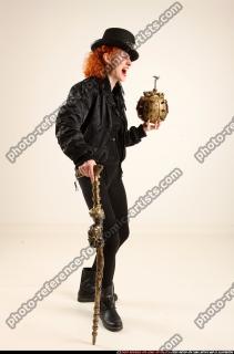 Victoria Steampunk Cane Bomb Pose 24