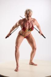 Eneli Fighting wih Katanas