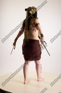 Ancksunamun Standing with Knifes 06