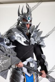Yelvik Cosplay Lich King Fighting Pose With Mace 10