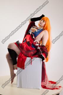 Cori Cosplay Shiranui Sitting Pose 01