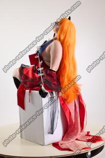 Cori Cosplay Shiranui Sitting Pose 02