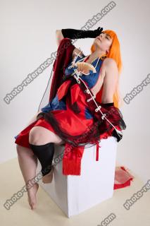 Cori Cosplay Shiranui Sitting Pose 011