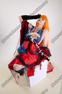 Cori Cosplay Shiranui Sitting Pose 012