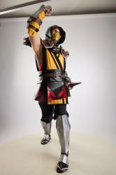 Yelvik Cosplay Scorpion Fight Pose