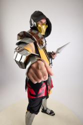 Yelvik Cosplay Scorpion Fight Pose