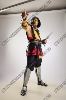 Yelvik Cosplay Scorpion Fight Pose 014