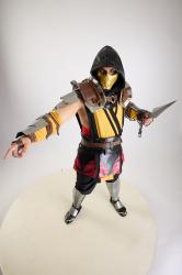 Yelvik Cosplay Scorpion Fight Pose