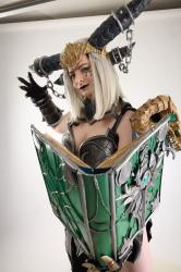 Cori Cosplay Sindragossa Pose With Book