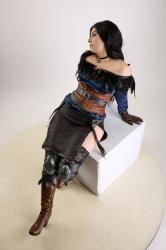 Moira Cosplay Yennefer Sitting Pose