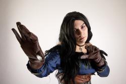 Moira Cosplay Yennefer Standing Pose