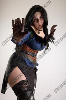Moira Cosplay Yennefer Magic Standing Pose